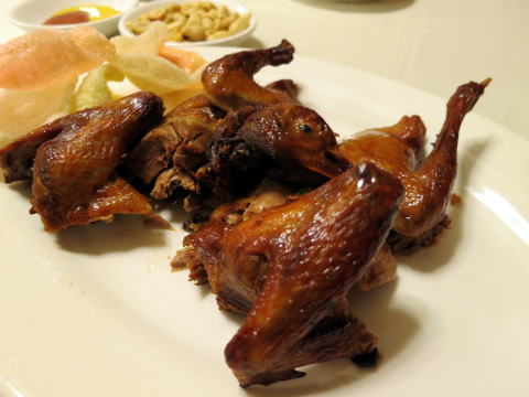 大圍 広東料理 楓林小館で再び鳩を食べる